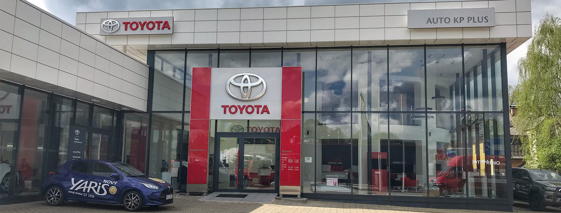 Nový autosalon Toyota