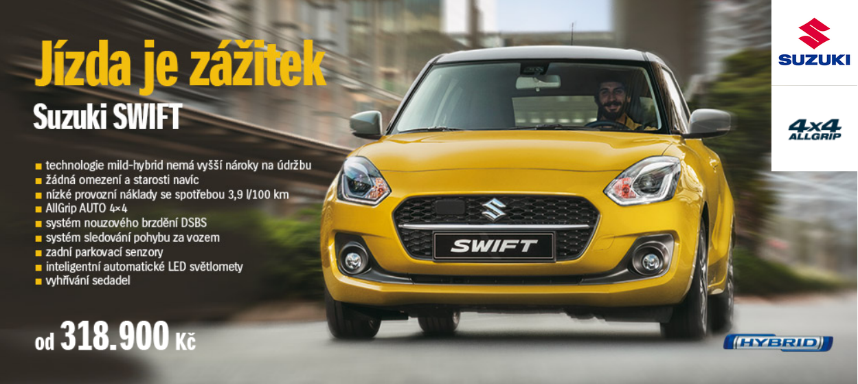 Suzuki Swift žlutý